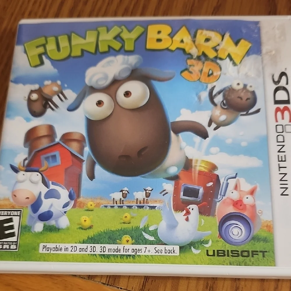 Nintendo 3DS Funky Barn Game - Blue, Green, White, Brown